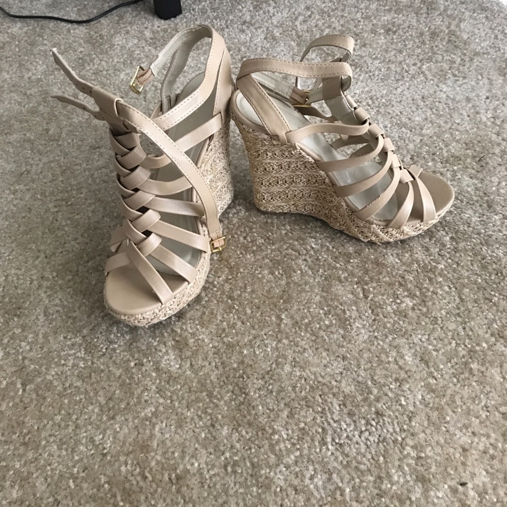 Tan wedges